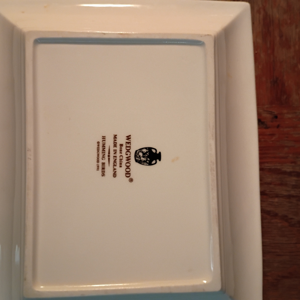 Floral Rectangular Ceramic Dish - Picture 2 of 4